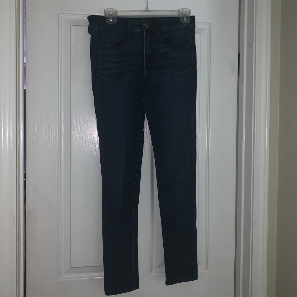 Dark wash jeggings